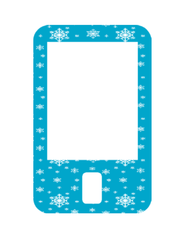 Christmas Snowflakes Decal
