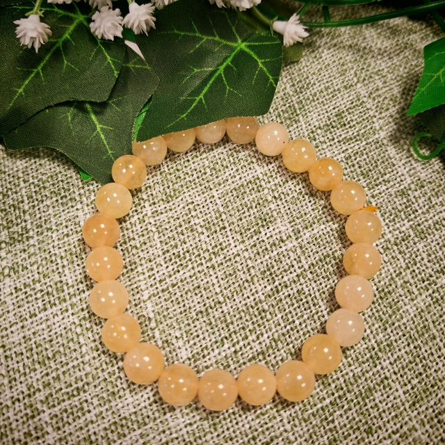 Bracelet 8mm aventurine jaune 