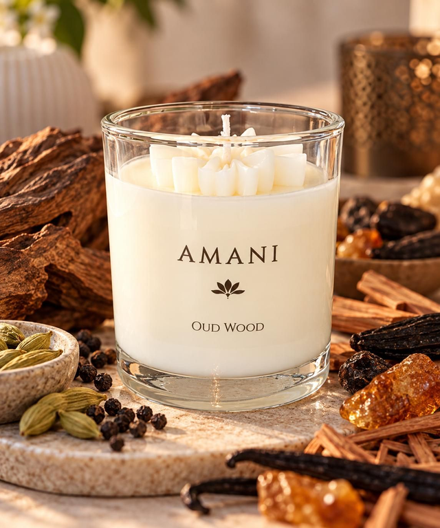 Oud Wood Luxury Candle | 30cl