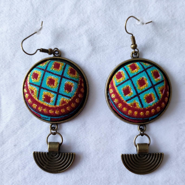 Boucles d'oreilles ethnique 