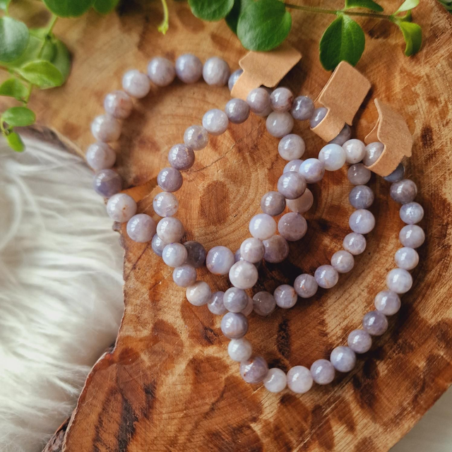 Purple Tanzanite Beaded Bracelet 