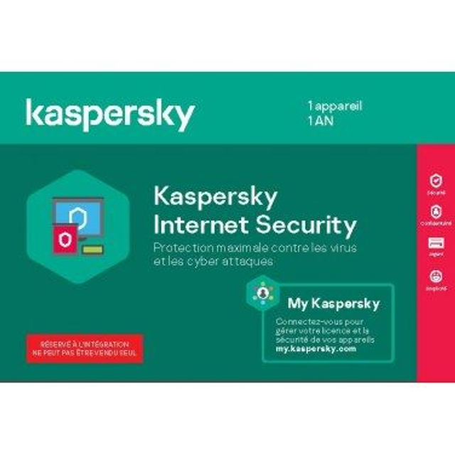 Kaspersky Internet Security - Protection maximale 1 an
