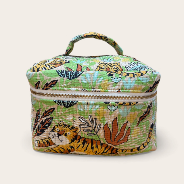 Green Tiger Vanity Bag