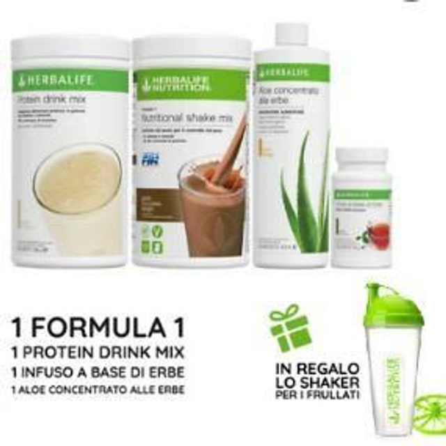 Programma Perdita Peso Herbalife® – Shake, Aloe, Tisana, PDM Vegan + Shaker Omaggio