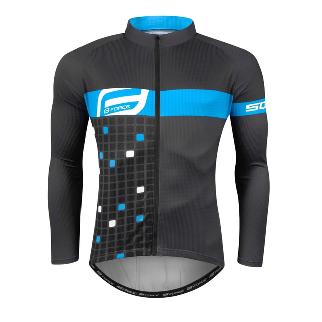 Force Square Long Sleeve Jersey - Blue 