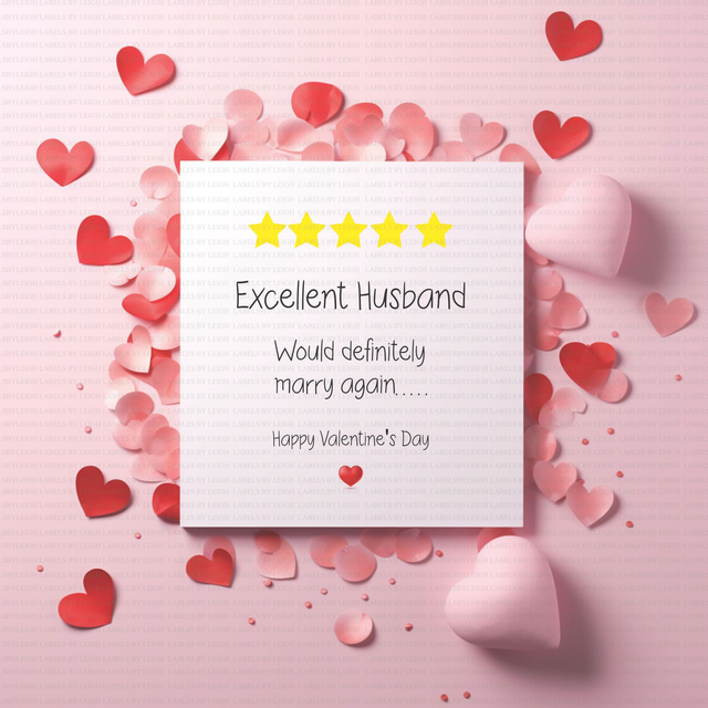 Personalised Excellent Husband Card