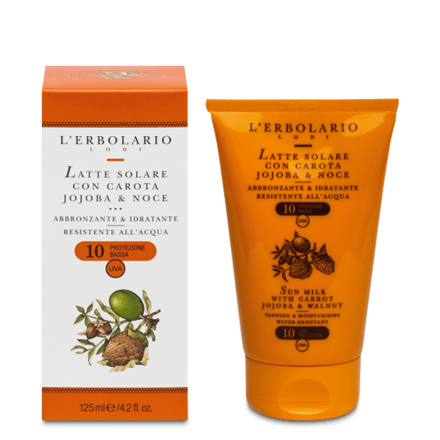 Latte Solare Viso e Corpo SPF 10