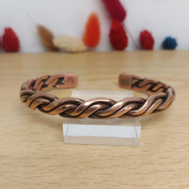 Bracelet en cuivre pur, anti inflammatoire et style