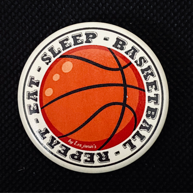 Badge Eat, Sleep Basket t’épelât