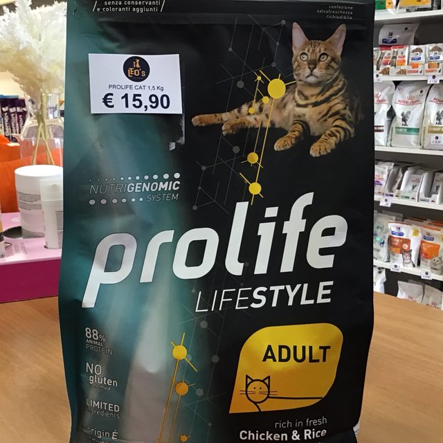 PROLIFE ADULT CAT  POLLO FRESCO E RISO 