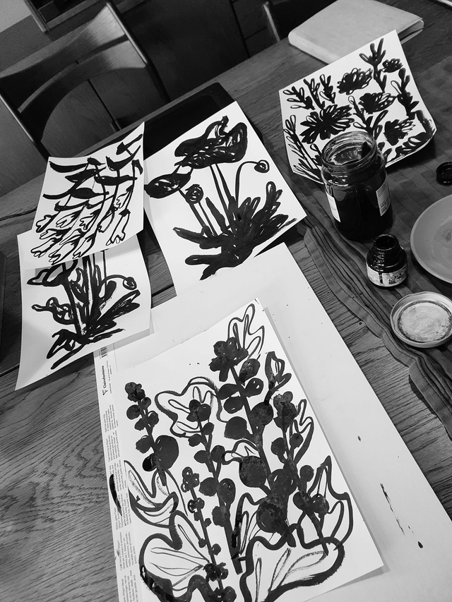 Workshop Botanische Inkttekeningen