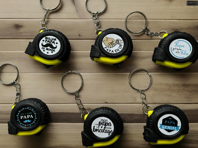 Porte clé mètre ruban