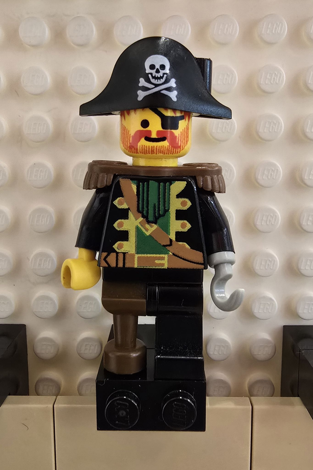 LEGO pi055 Captain Red Beard (Captain Roger) Minifigur