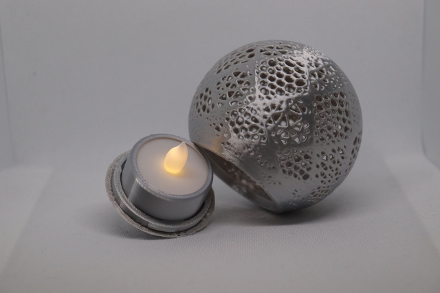 Metallic Tealight Bauble 