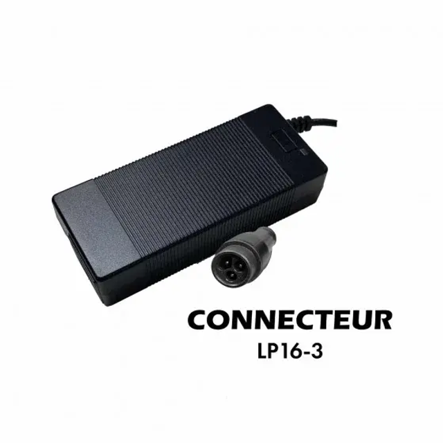 Chargeur 48V ➡️ 54.6V / 2A (Connecteur LP16-3)