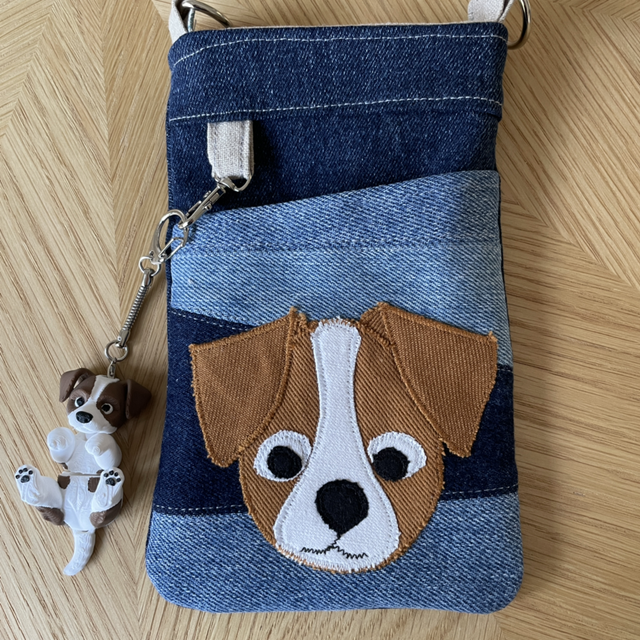 Titch Jack Russell phone pouch
