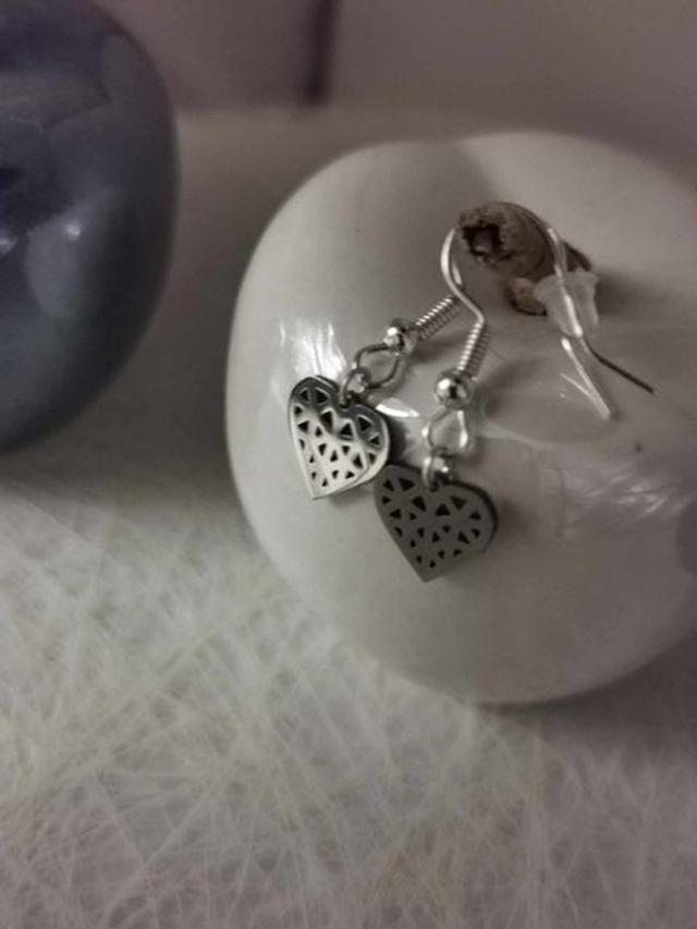 Boucles d'oreilles Cœur Ajouré 