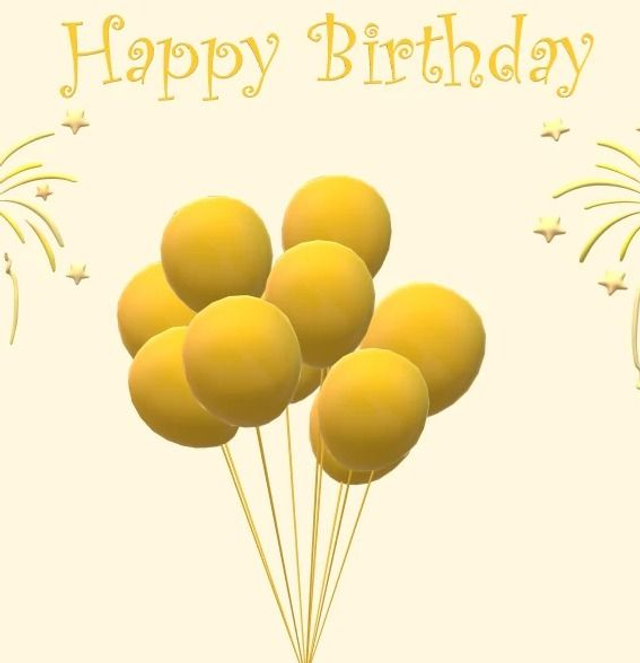 Happy Birthday - Card