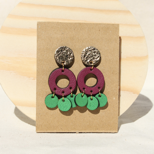 Holly • Violet, vert, doré