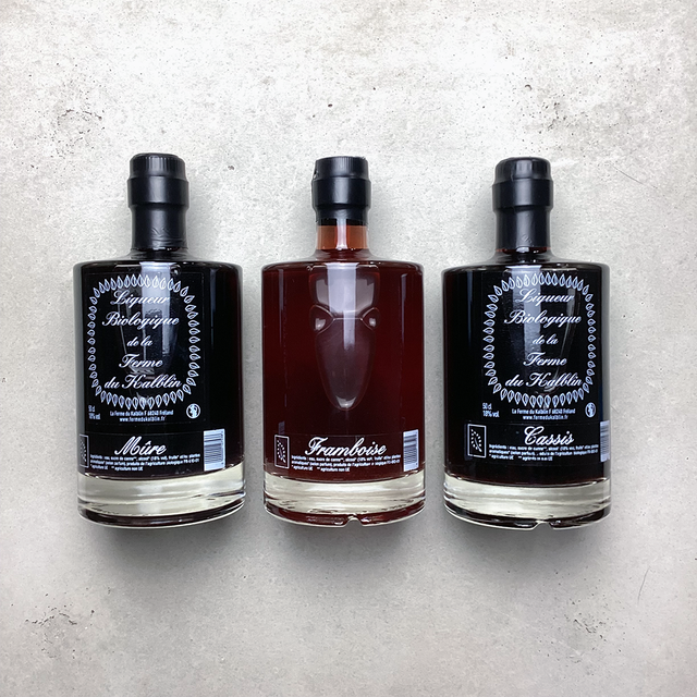 FERME DU KALBLIN Liqueur de Mûre, Framboise et Cassis bio