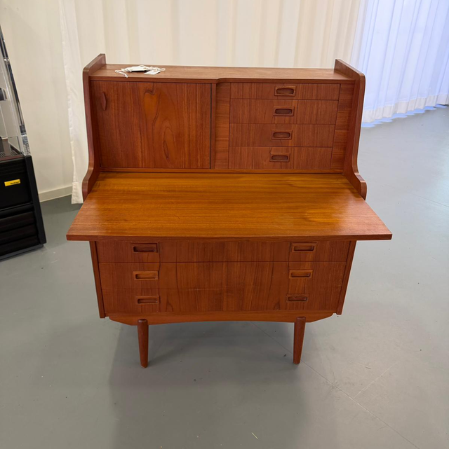 Danish Design Sekretär Teak – Mid-Century Klassiker, 70er Jahre