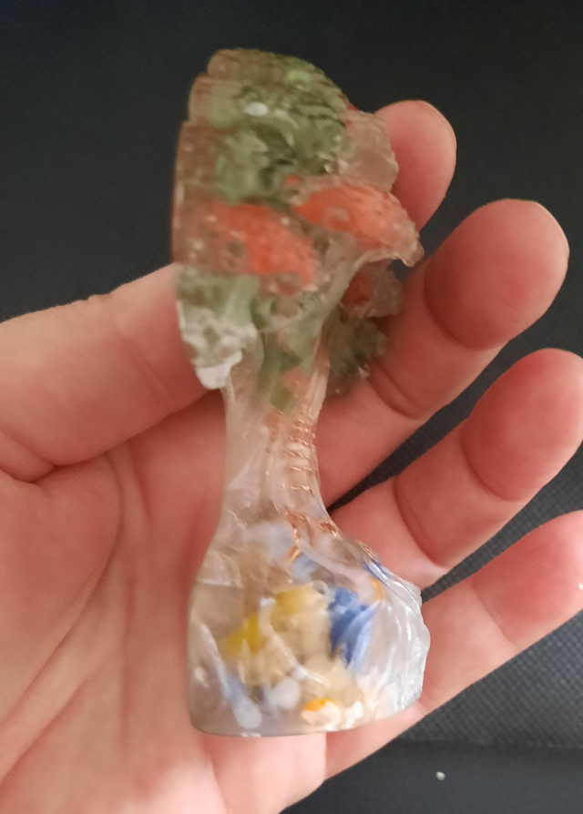 Arbre décoration Aventurine bleue / Agate jaune / Jade néphrite / Jaspe rouge