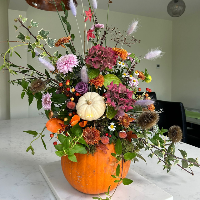 Floral Pumpkin Class: Sat 24th October 2025 10am -12noon