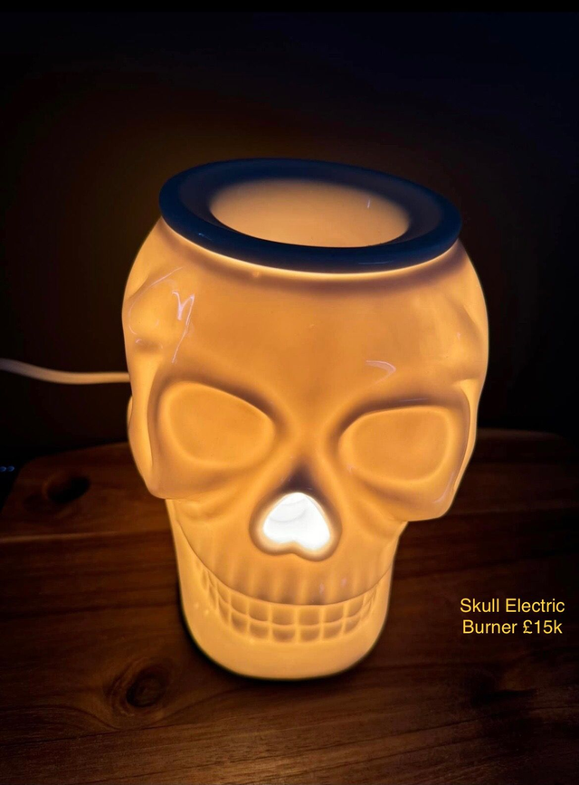 Skull Shaped Aroma Electric Burner 