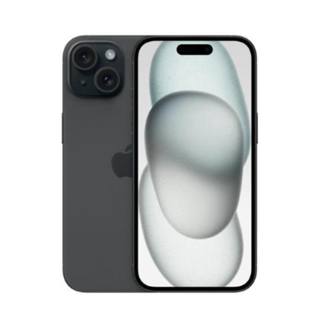  Apple iPhone 15 128GB Black - Ricondizionato Grado A+++ 