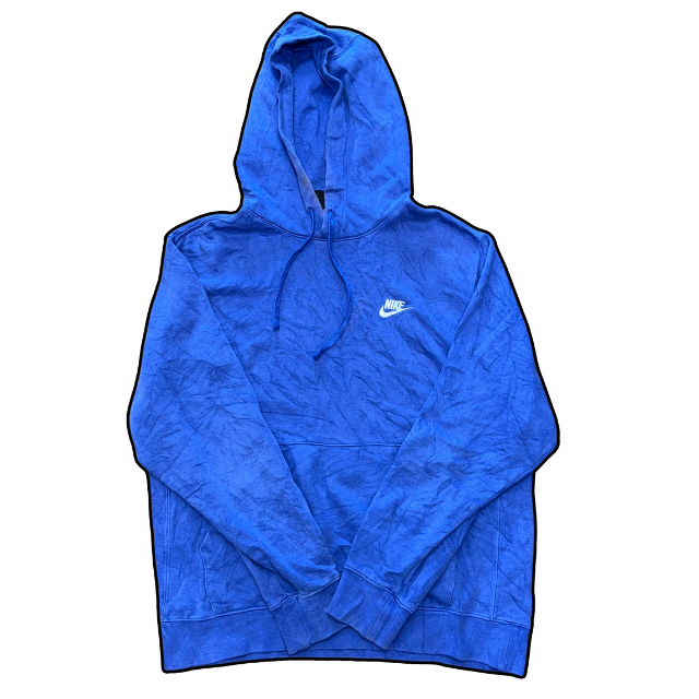 Nike Club Hoodie Dark Blue - L