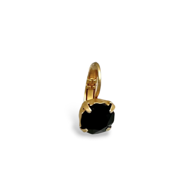 Ohrhänger KLASSIK GOLD Schwarz