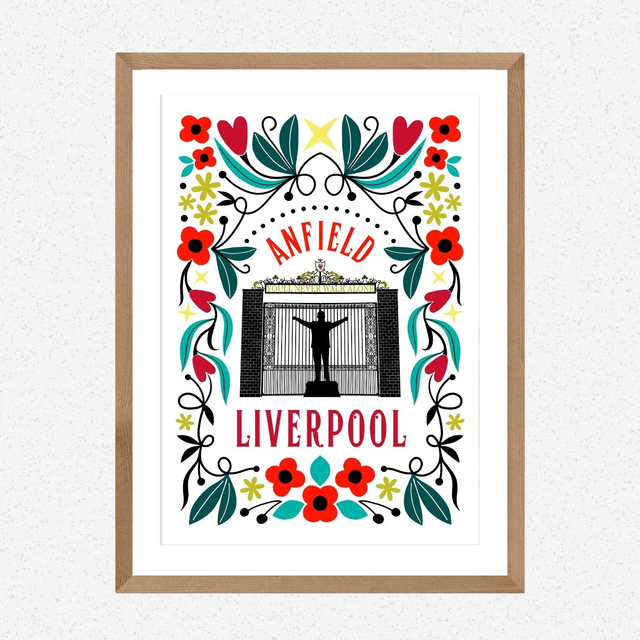Anfield Liverpool Football Club Print