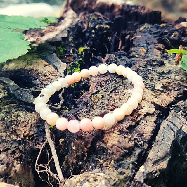 Opale Rose Bracelet 6mm