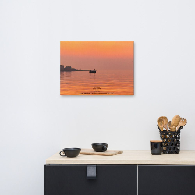  Canvas sunset Trieste 