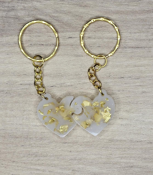 Double cœur personnalisé 