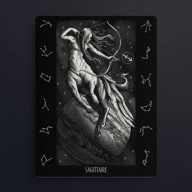 #0788 Sagittaire - ZODIAQUE - ILLUS - PRINT - Digital painting