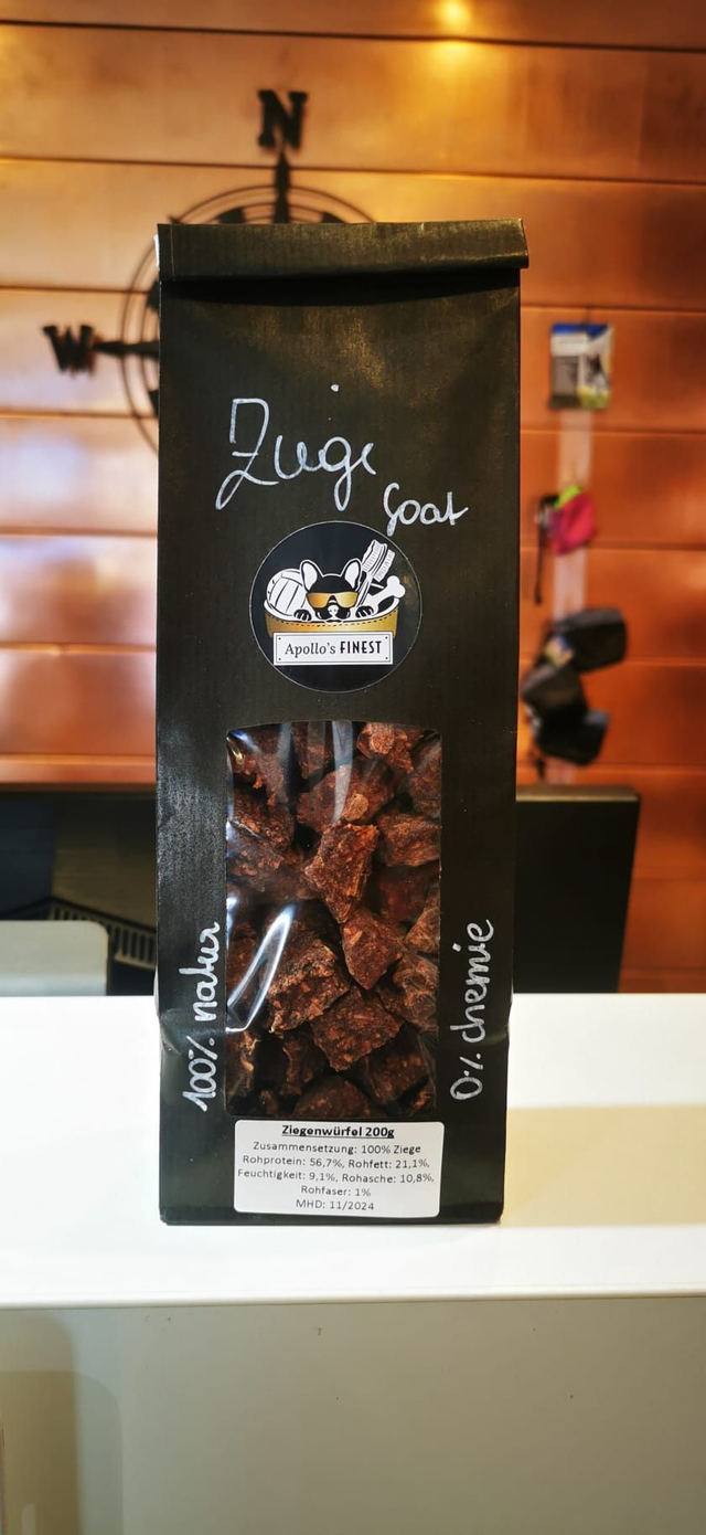 Apollo&#039;s Ziegen Würfel natur - 200g
