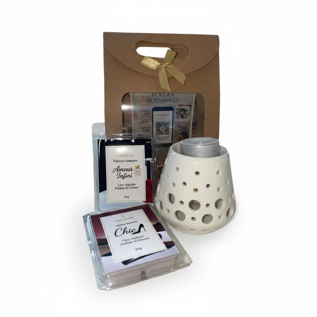 Coffret brûleur et fondants parfumés 