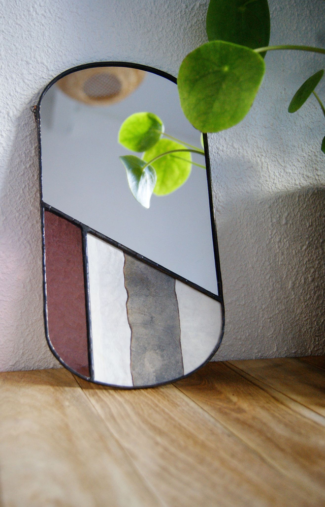 Miroir Origine ● Modèle rose grisé