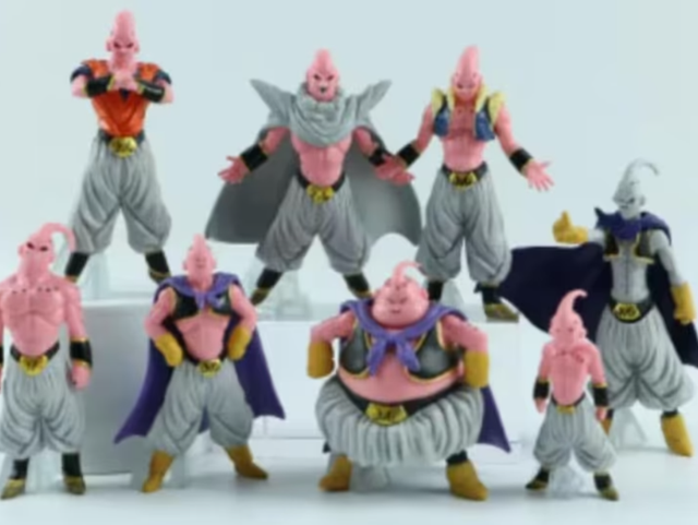 Dragonball Z figuren set Majin Buu familie 8 stuks (7-11cm)
