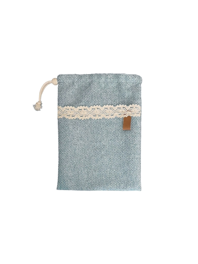 Pochette/ Protège carnet Dentelle AZUR