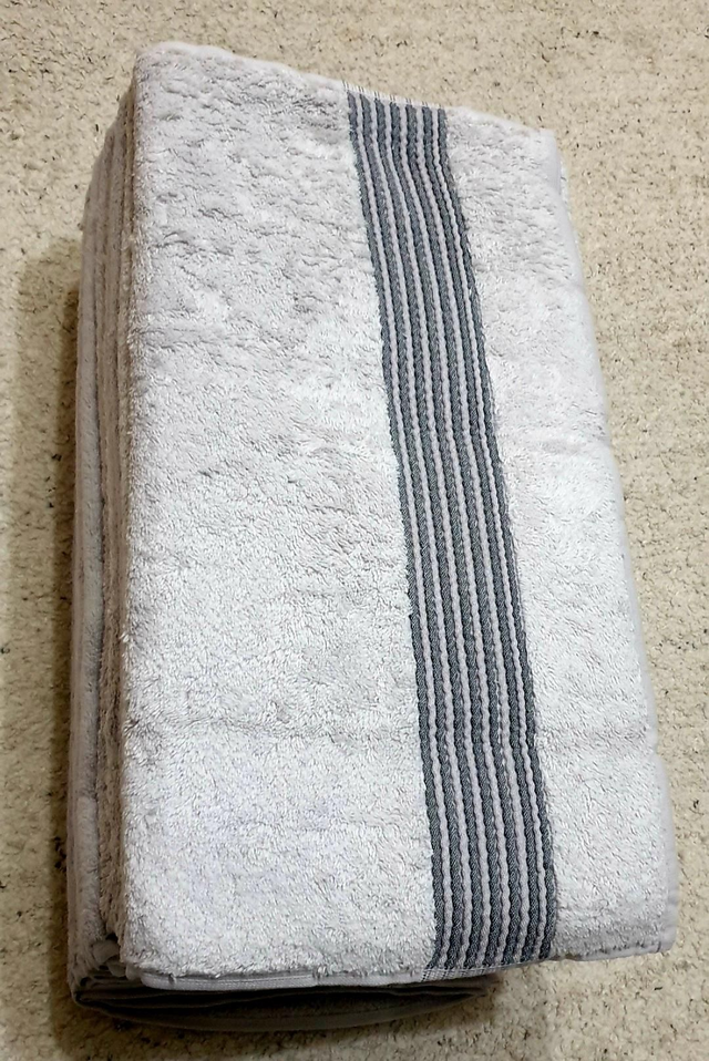 Serviettes 50x90 Lot de 6 pièces gris