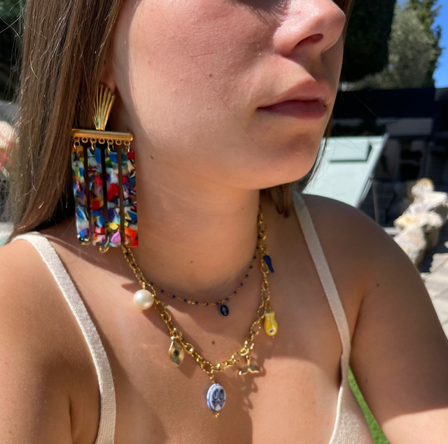 Boucle d'oreille Hélios