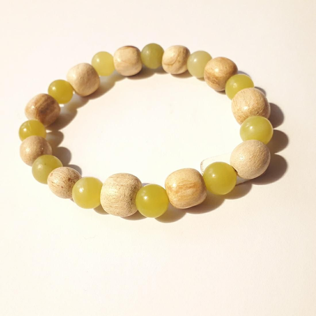 Lemon Jade Palo Santo Bracelet 