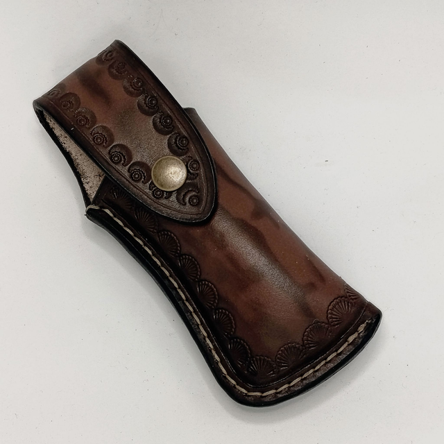 Kožené puzdro na skladací nôž 001