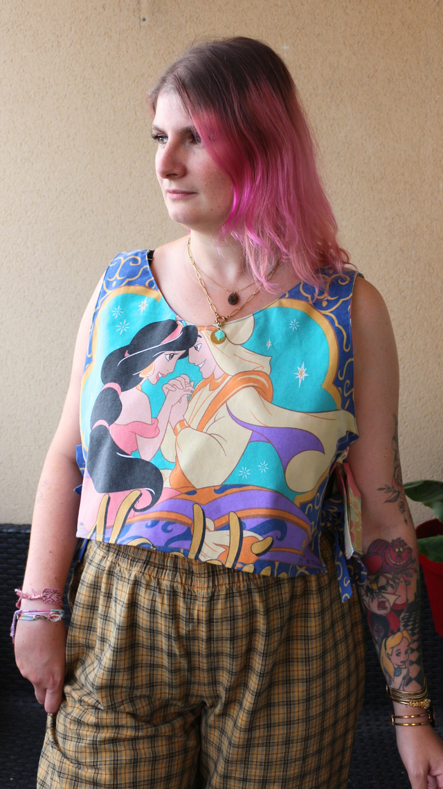 Haut Court Unique Réversible Aladdin Taille 44