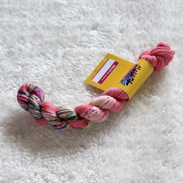 Speckled Pink — BFL Sock Mini — 20g