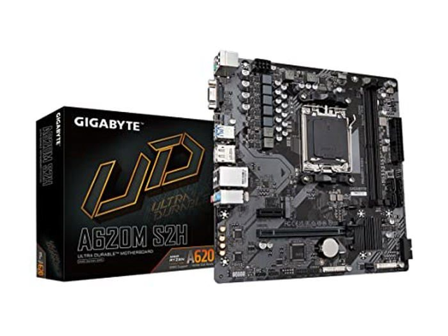 02.1.0002 – Scheda Madre Gigabyte A620M S2H AM5 – Entry Level per Ryzen 7000