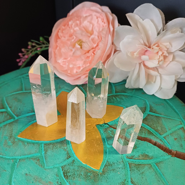 Clear Quartz Tower 
