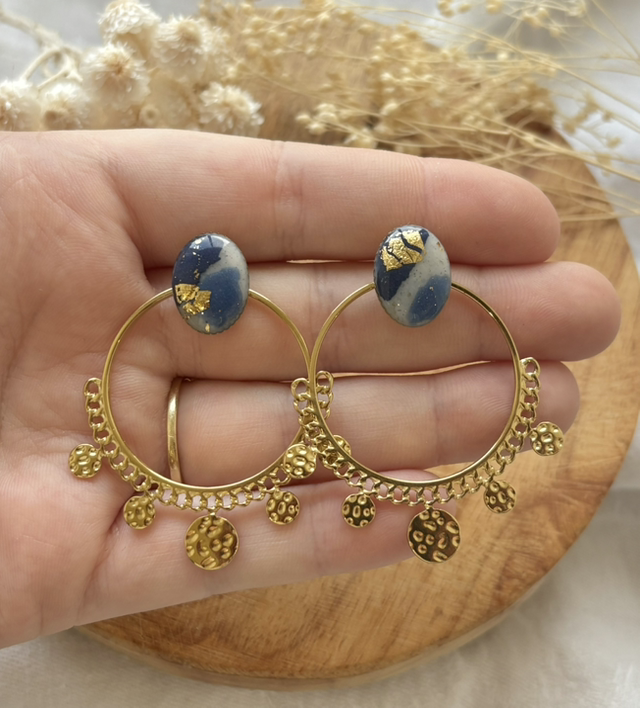 JACINTHE - anneaux sequins